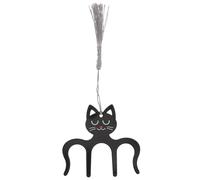 Toddmomy Pince à partitions en métal : Porte-partitions en forme de chat pour piano - Attache-pages pour de fanfare, guitare et autres instruments de musique - Noir