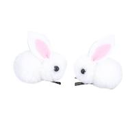 Toddmomy Pinces à Cheveux Lapin Peluche Barrette Mignonne Légère Et Confortable Pour Garçon Fille Accessoire Coiffure Pratique Et Décoration Quotidienne Pour Filles Et Garçons