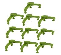 Toddmomy Pinces de Fixation pour Brindilles Jardinage Outil de Moulage Branches Arbres Fruitiers 10 Pièces Plastique Réutilisable, Clips Réglables Faible Stress pour Atelier de Formation Plantes
