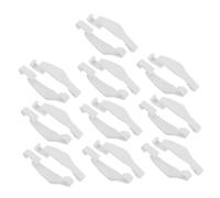 Toddmomy Pinces de Fixation pour Cage à Lapin et Hamster 30 Pièces en Plastique Blanc 6,8 X 1,5 Cm Clips Latéraux Sûrs pour Accessoires de Cages Animaux Petits Pet Shops