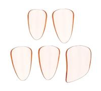 Toddmomy Pipa Nails Lightweight Orange 5Pcs PC Fingernail Covers Round Edge Nails Suitable For Birthday Professional Playing