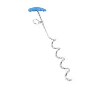 Toddmomy Piquet Attache pour Chien Spirale Anneau Pivotant Degrés Solide pour Laisse Et Chiot Usage Camping Extérieur