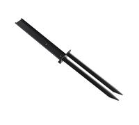 Toddmomy Piquet de Clôture Métallique Heavy Duty Outil de Réparation pour Poteau de Clôture Au Sol pour Soutien Robuste Design Élégant Noir Compatible avec Diverses de Poteaux