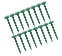 Toddmomy Piquets de Sol en Plastique Verts 16 CM 150 Pièces pour Fixation Toile de Paillage et Agrafes Toile Paillage, Usage Extérieur Jardin, Résistants UV, Adaptés la Fixation de Bâche