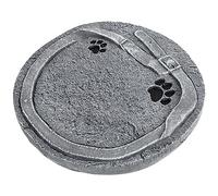 Toddmomy Plaque Commémorative pour Animaux De Compagnie en Résine Motif Collier De Patte Pierre Tombale Piquet Commémoratif pour Animaux De Compagnie pour Décoration De Jardin