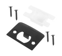 Toddmomy Plaque de Renfort Métal pour Gâche de Porte Intérieure Guide de Verrouillage D-type Installation Facile Sécurité Renforcée pour Portes d’Entrée
