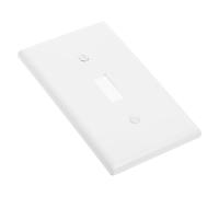 Toddmomy Plaque Murale de Recouvrement D’interrupteur 1 Pièce, Modèle Simple 118, Finition Blanche, Compatible Prises Électriques Standards, Couverture Légère Anti-poussière pour Maison