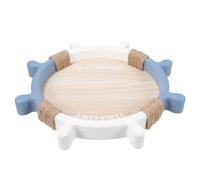 Toddmomy Plateau de Conservation des Aliments en Bois, Forme Gouvernail