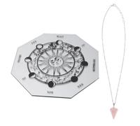 Toddmomy Plateau de Divination en Acrylique Transparent Pendentif en Cristal, Décoration Maison Élégante et Accessoire Créatif pour Jardin, Ambiance Mystérieuse