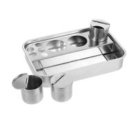 Toddmomy Plateau Grosse Capacité Rectangulaire en Acier Inoxydable Fabrication Précise pour Instruments Médicaux pour Soins à Domicile et Établissements Médicaux