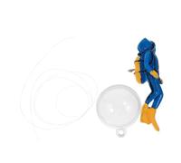 Toddmomy Plongeur Flottant Cloche De Bicyclette De Dessin Animé Décoration De Plongée Accessoires Artificiels Décoration D'ornement Anneau Décoratif De Charme Décoration De Réservoir Résine