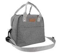 Toddmomy Pochette à Bento Isotherme Poignée, Présent Rentrée, Polyester | Doublure en Film Aluminium, Grosse Capacité, pour Boîtes Repas, Bureau et Cantine, Bandoulière