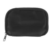Toddmomy Pochette de Rangement pour Diabétiques Protège Système de Surveillance de Glycémie Étui Portable Pratique 2 Pièces en Tissu Noir Fermeture Éclair pour Paquet à Dos