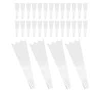 Toddmomy Pochette Muguet Transparente en Plastique Opp pour Emballage de Bouquet de Fleurs, Manche Seule Rose avec Absorption D'eau, pour Fleuristes et Mariages, Lot de 200 Pièces