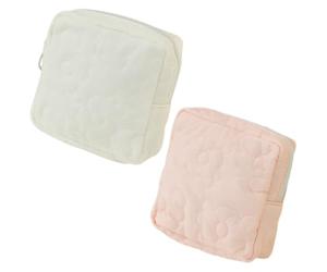 Toddmomy Pochettes Menstruelles Multifonctions Polyester Petit Format 2pcs Rose Ivoire Léger Portable pour Filles Usage Scolaire