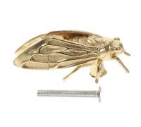 Toddmomy Poignée de Meuble Laiton Antique Cigale Bouton de Placard et Tiroir Solide pour Commode et Armoire Design Classique et Facile à Installer