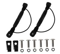 Toddmomy Poignées de Transport pour Kayak de Poignée avec Élastique Noir pour Montage Latéral de Canoë pour Remplacer Aux Kayaks et Bateaux