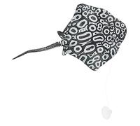 Toddmomy Poisson Artificiel Lumineux Strass Peluche Supination Jouets Ramequins sur Cercle Fausse Plante Patins en Feutre pour Meubles Arrangement Boire Flotter Gel De Silice Black