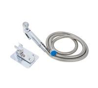 Toddmomy Pommeau de Wc à Main Cuivre Haute Pression Kit Pulvérisateur Manuel pour Salle de Bain Pulvérisateur Bidet Portatif pour Toilette Installation sans Perçage avec Tuyau Flexible