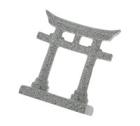 Toddmomy Pont Décoratif pour Aquarium Style Shinto Japonais Sanctuaire Miniature Résine Porte de Temple Japonais Étagère-autel Sculpture Autel Shinto Décoration de Porte Torii