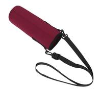 Toddmomy Porte-Bouteille avec Bandoulière Réglable Étui Portable Compatible Acier INOX Verre et Plastique Isolant pour Sport Randonnée et Activités Extérieures