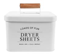 Toddmomy Porte-dosettes de lessive : compartiment pour lessive en poudre, porte-feuilles assouplissants anti-humidité et rehausseur de parfum, boîte de rangement pour dosettes de lave-vaisselle,