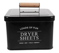 Toddmomy Porte-dosettes de lessive : compartiment pour lessive en poudre, support pour feuilles assouplissantes anti-humidité et rehausseur de parfum, boîte de rangement pour dosettes de