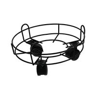 Toddmomy Porte-pot De Fleurs Étagère Extérieure Pour Plantes Roulettes Extérieures Support Pour Plantes Extérieur Bureau Plateau Rond Usine Planteur Roue Universelle Métal