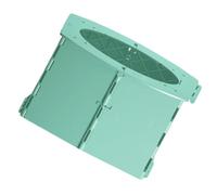 Toddmomy Pot de Voyage Pliable pour Bébé Vert Siège D'apprentissage Portable Polypropylène Léger et Robuste Pot de Toilette Garçon et Filles Voiture et Voyage Compact et Pratique