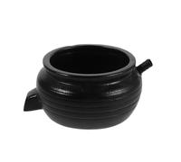 Toddmomy Pot en Céramique pour Fontaine à Eau avec Bec, Noir, 11 Cm