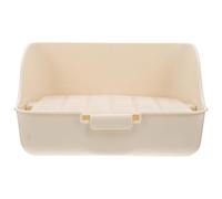 Toddmomy Pot pour Lapin Bac à Litière Amovible Facile à Nettoyer, Toilette pour Petits Animaux Adaptée aux Cages, pour Lapins, Chinchillas et Cochons d'Inde en Intérieur