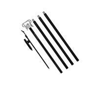 Toddmomy Poteau de Lampe de Camping Alliage Aluminium avec Crochets Suspendus Support Pratique et pour Activités de Plein Air