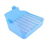 Toddmomy Potty Trainer pour Petit Animal Bleu avec Design Mural Antidébordement Toilette Intérieure pour Lapin Hamster Chinchilla Cochons Et Furet Facilite La Formation Au Propre