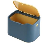 Toddmomy Poubelle de Bureau Compacte Couvercle en Abs, Grand Volume, Mini Seau à Déchets Cuisine et Chambre, Design Pratique et Fonctionnel