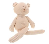 Toddmomy Poupée réconfortante de l'ours de coton sensoriel pour bébé peluches bébé pour nouveau né jouets de berceau jouets pour bébés ours en peluche peluches bio Beige