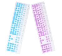 Toddmomy Protection Clavier Silicone Lot de 2 Compatible Kb216, Housse Fine Anti-Projection pour Clavier Mécanique et Bureau Couleur Aléatoire
