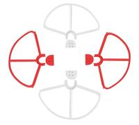 Toddmomy Protection Hélice Rapide pour Drone Modèle 3 en Plastique Rouge, Lot de 4 Pièces, Protège Efficacement Les Pales du Quadricoptère Rc
