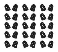 Toddmomy Protège-doigts en Plastique Noir pour Manucure 50 Pièces Facile à Nettoyer, Prévient les Zones D'ombre, pour Usage à Domicile Salon