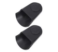 Toddmomy Protège-embouchure pour Saxophone en Caoutchouc Noir, 2 Pièces, Portable et Sûr, Étuis de Protection Adaptés aux Musiciens