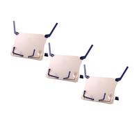 Toddmomy Pupitre Pliant Blanc en Plastique 3pcs, Support de Manuel de Lecture Réglable, Léger et Gain de Place pour Cours Collectifs et Lecture