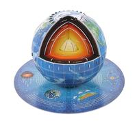 Toddmomy Puzzle 3D du Globe Terrestre pour Garçon Et Filles De 8 à 10 Ans, Puzzle du Système Solaire Éducatif, Kit Scientifique sans Colle, Jeu De Construction Spatiale pour Apprentissage Et Loisirs