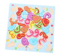 Toddmomy Puzzle Alphabet Arabe Bois pour Garçon Fille Apprentissage Lettres et Formes Reconnaissance et Association Éducative pour Tout Petits Jeu Montessori Déveil Linguistique