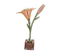 Toddmomy Puzzle Bois Bouquet de Lys Kit DIY Floral Artisanal Bois pour Adultes Créativité et Montage Famille Cadeau Anniversaire Noël