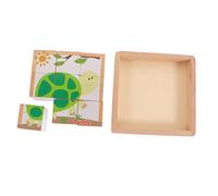 Toddmomy Puzzle Bois pour Garçon Fille Éducatif Motifs pour Développement Cognitif et Reconnaissance des Couleurs