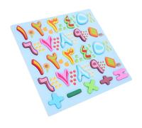Toddmomy Puzzle Éducatif Bois Arabe pour Garçon Fille Apprentissage Montessori pour Reconnaissance des Lettres Chiffres pour Maison École Crèche