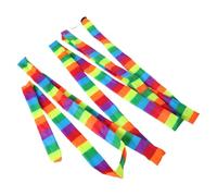 Toddmomy Queue de Cerf-Volant Décorative en Tissu Arc-en-Ciel, Longue Queue Colorée Fabrication de Cerfs-Volants, Mouvement Attrayant et Stabilité pour Usage Extérieur