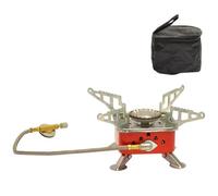 Toddmomy Réchaud Pliable Portable pour Camping Petit Fourneau Carré avec de Rangement Brûleur Extérieur Compact pour Randonnée et Barbecue