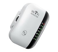 Toddmomy Répéteur WiFi Mbps Amplificateur Signal sans Fil Extendeur Réseau pour Maison Bureau Hôtel avec Bouton de Connexion Facile à Utiliser Noir Blanc