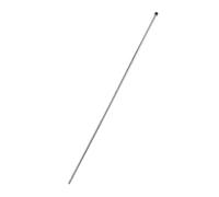 Toddmomy Replacement Foosball Rod Diameter Long with Caps Heavy Duty Table Soccer Pole Accessory for Standard Soccer Machines Easy Installation and Lightweight for Adults and