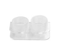 Toddmomy Reptile Feeding Bowl Small Set Nourrisseur Pratique sans Aimant pour Tortue Lézard Grenouille Terrapin
